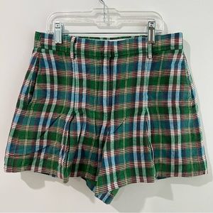 Plaid J. crew Shorts